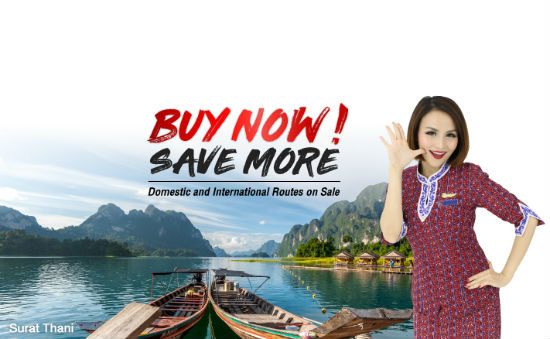 Khuyến mãi Buy now! Save more: Hà Nội – Bangkok chỉ từ 10 USD