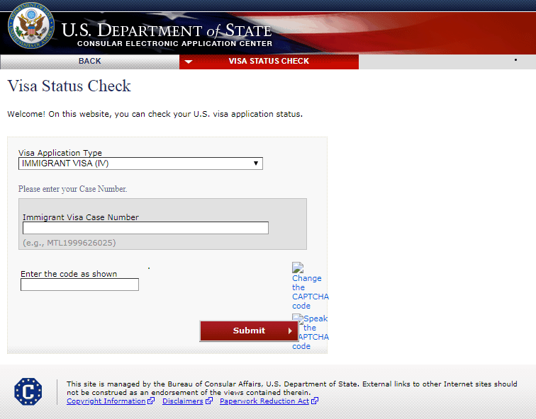Kiểm tra tình trạng visa Mỹ trực tuyến