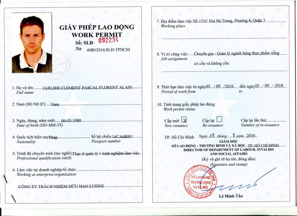 Một số quy định mới về work permit cho người nước ngoài tại Việt Nam