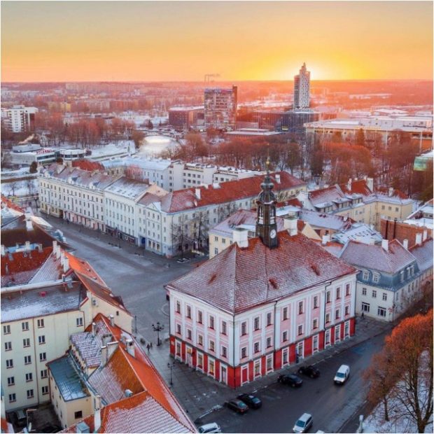 Thành phố Tartu là thành trì phía nam của Estonia