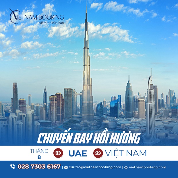 Vé máy bay từ UAE về Việt Nam